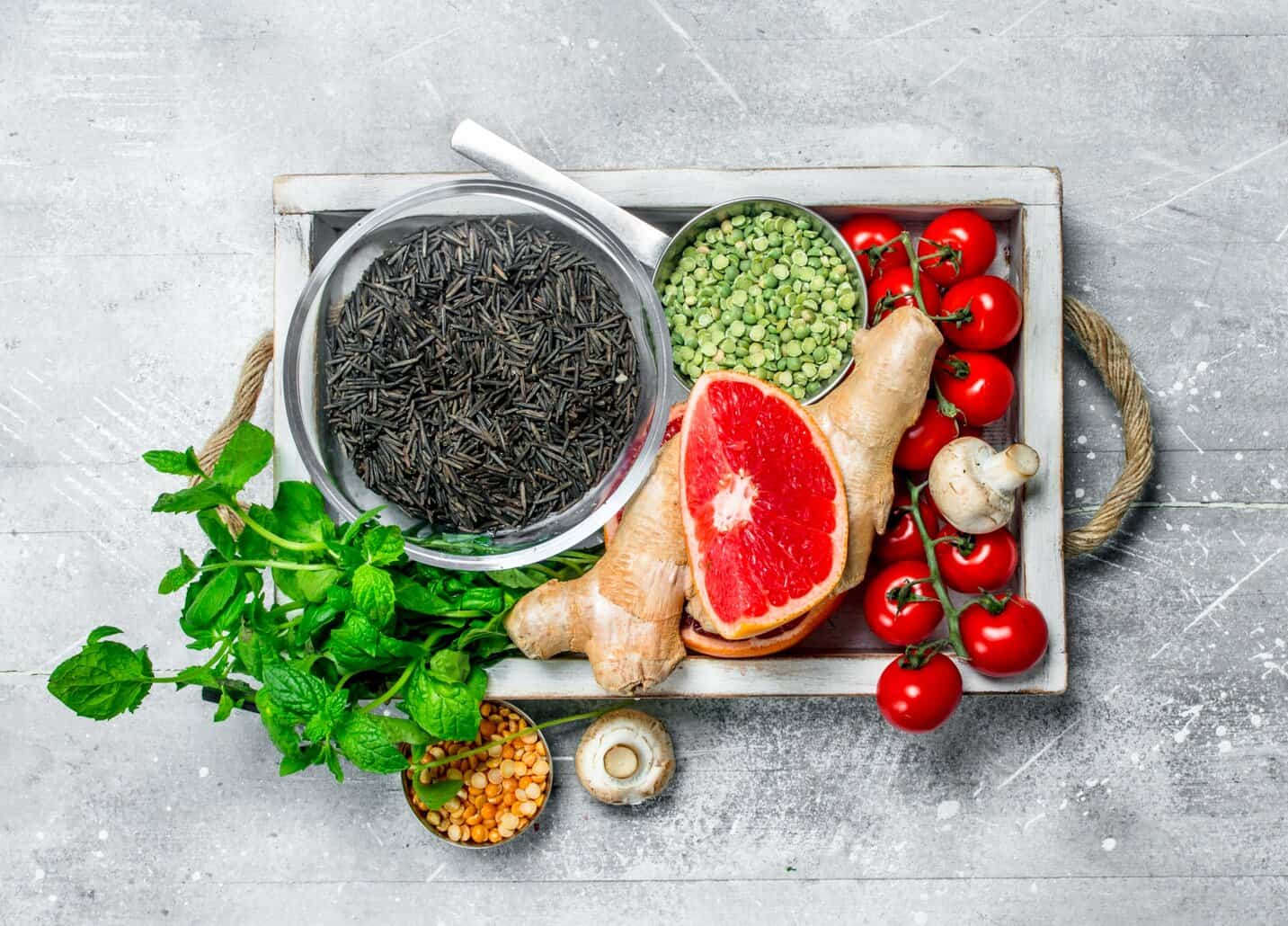 Colorful fruits and vegetables showing whole-food ingredients used in NutriFusion nutrient blends.