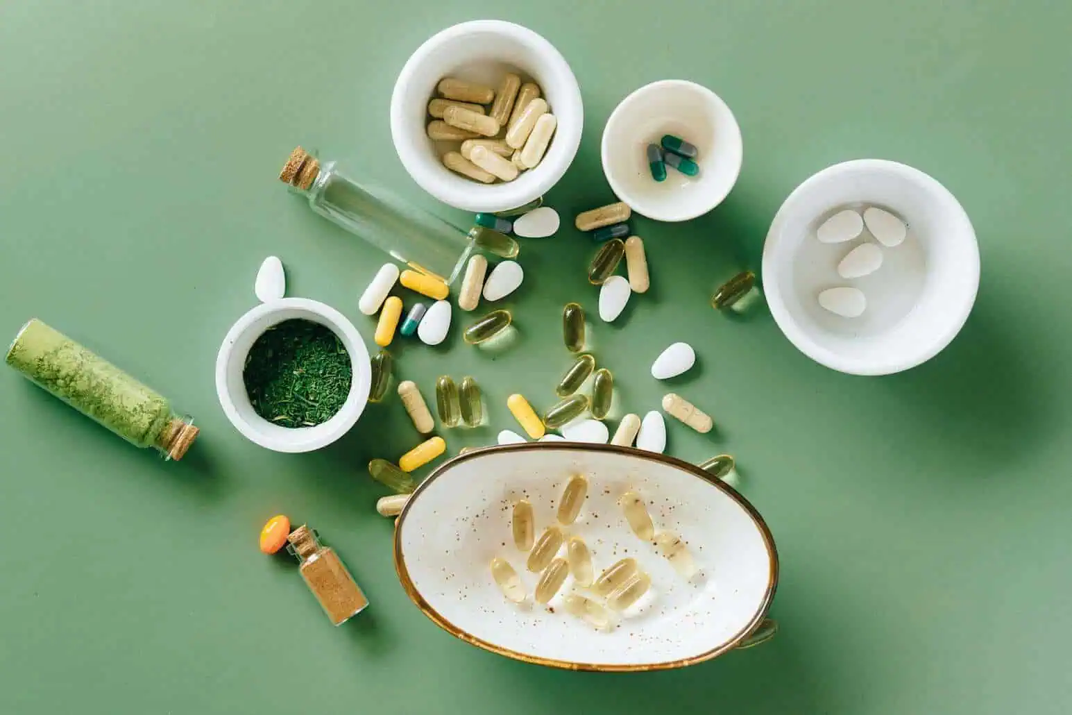 This photo features plant based calcium supplements